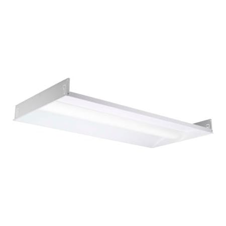 Hubbell Lighting Hubbell Contemporary LED 2x4 Recessed Troffer, 40W, 4800L, 4000K, 0-10V Dim, DLC LCAT24-40MLG-EDU